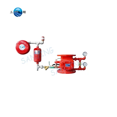 Système d'arrosage automatique avec valve d'alarme humide